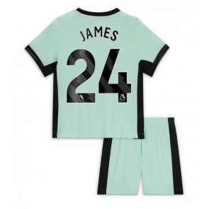 Chelsea Reece James #24 Replica Third Stadium Kit for Kids 2023-24 Short Sleeve (+ pants)